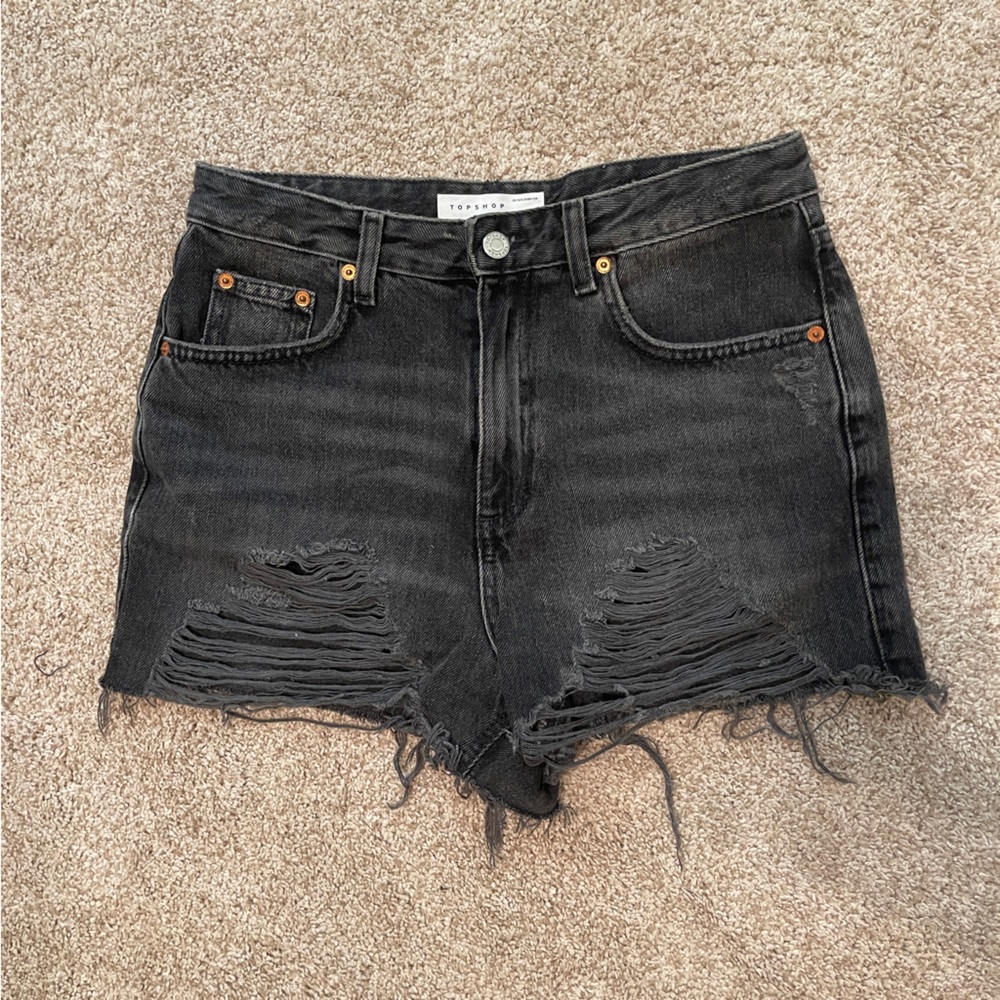 TopShop High Rise Jean Shorts
